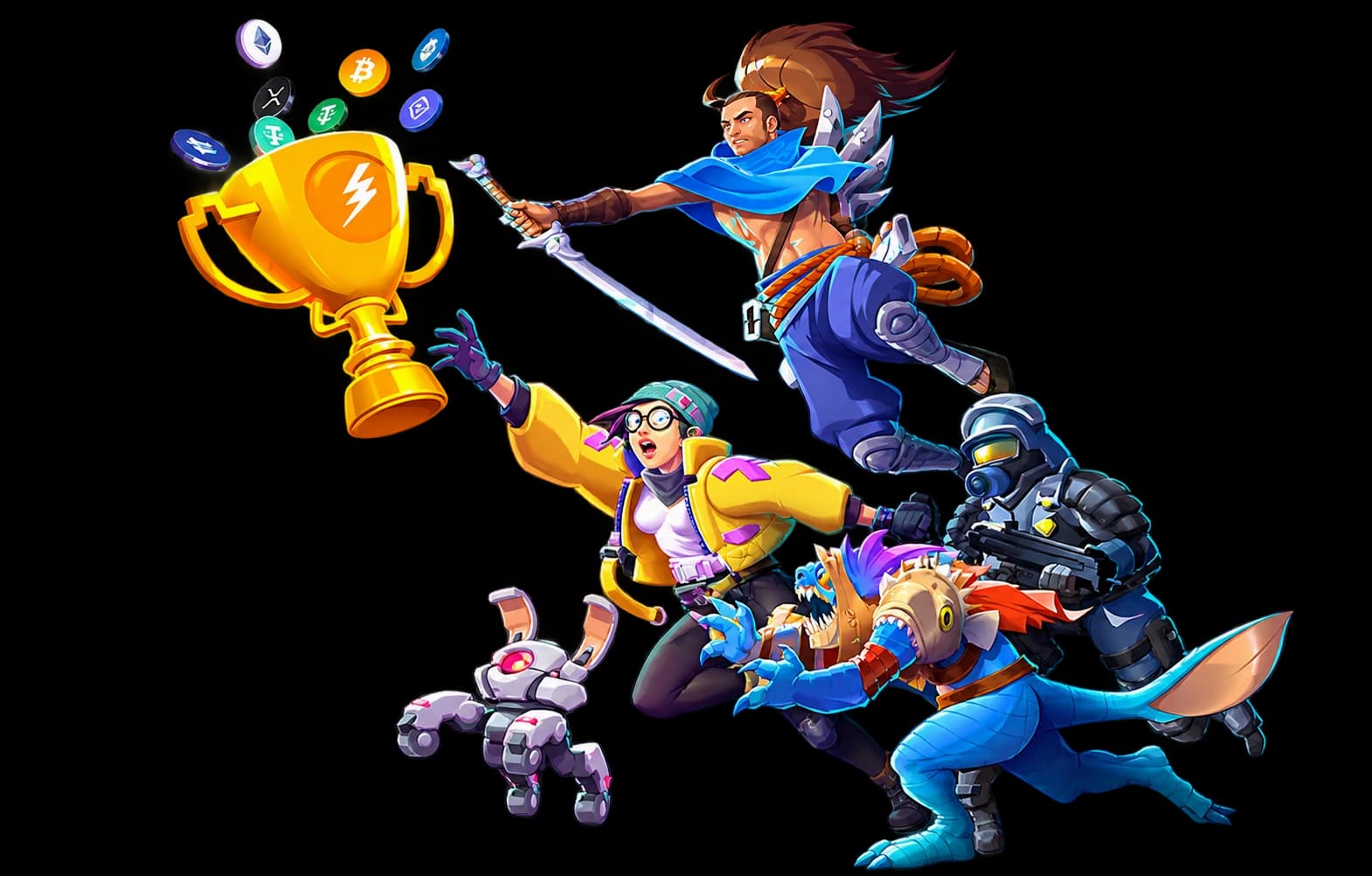 Thunderpick Characters Art